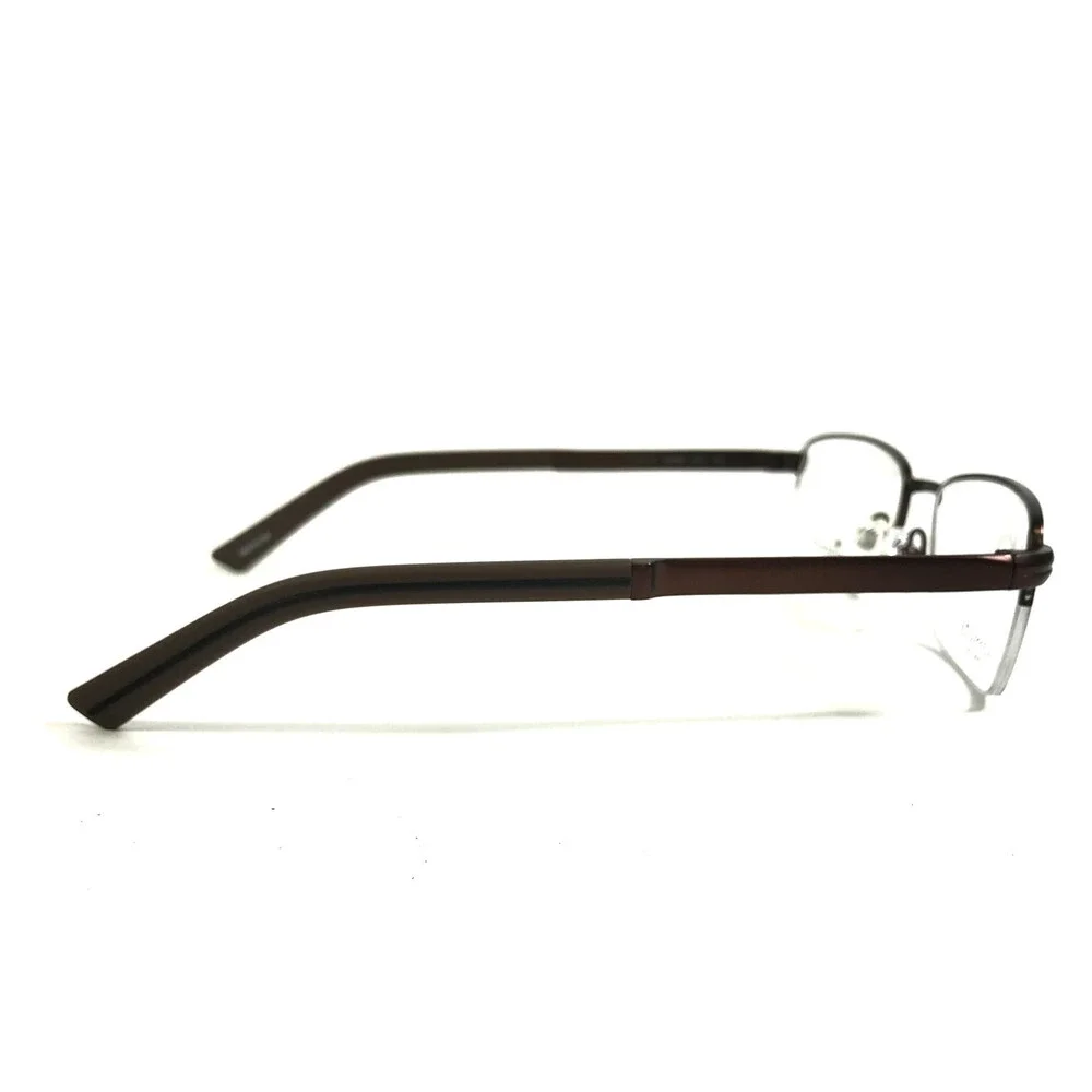 Chesterfield Eyeglasses Frames CH863 01F1 Brown Rectangle Half Rim 53-18-140